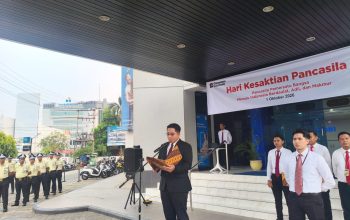 Refleksi Hari Kesaktian Pancasila, Pemimpin Cabang BRI Samarinda Ajak Insan BRILian Jaga Integritas
